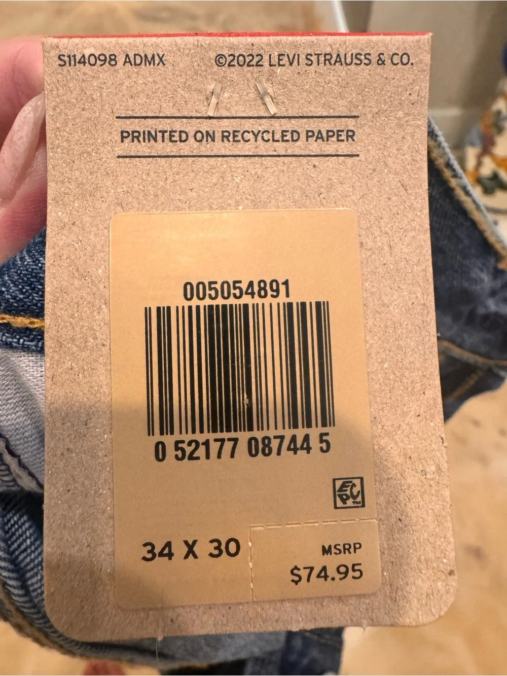 Levi's Men’s Blue Jeans